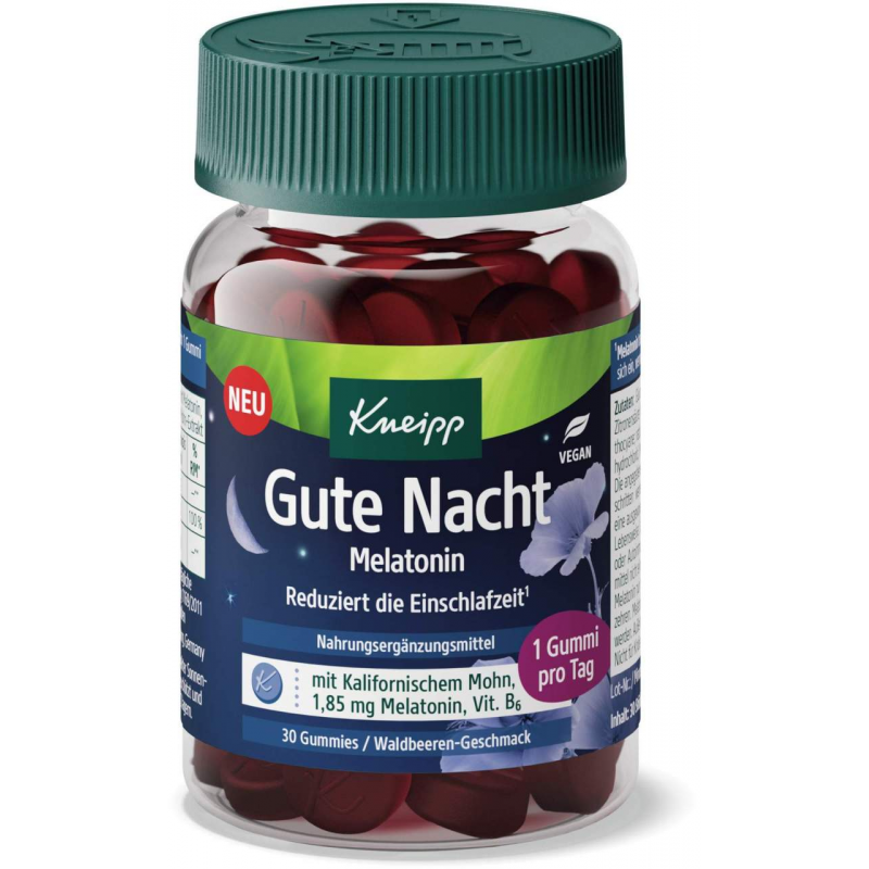 Kneipp Gute Nacht Melatonin Gummies 30 Stück