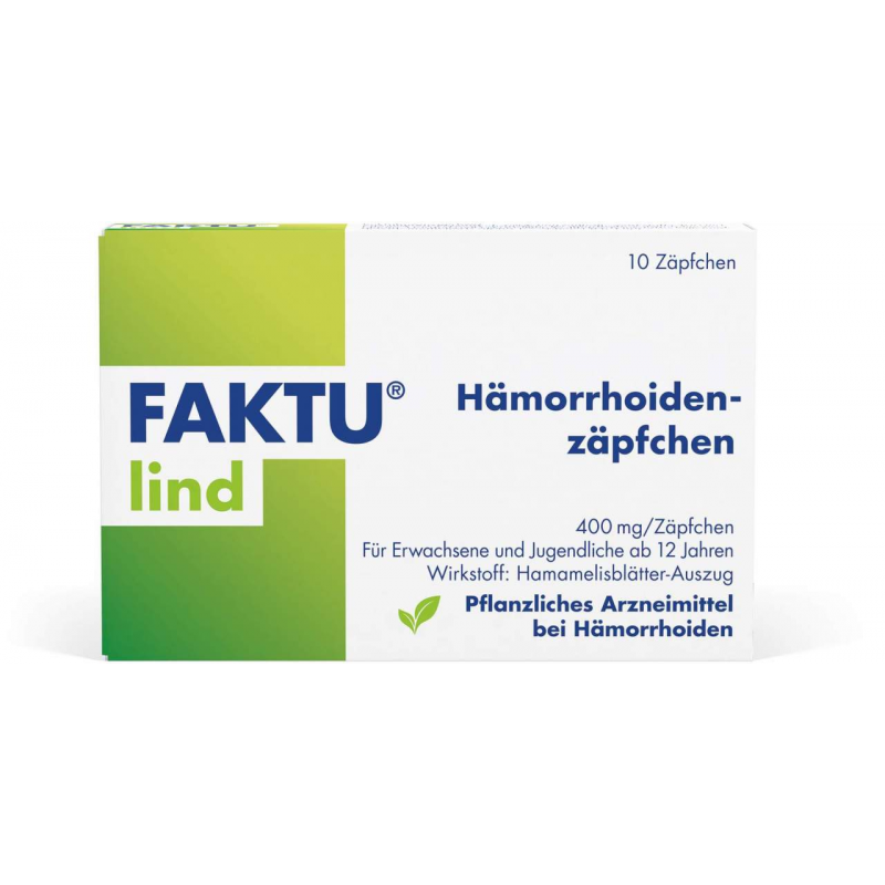 Faktu lind Hämorrhoidenzäpfchen 10 Stück
