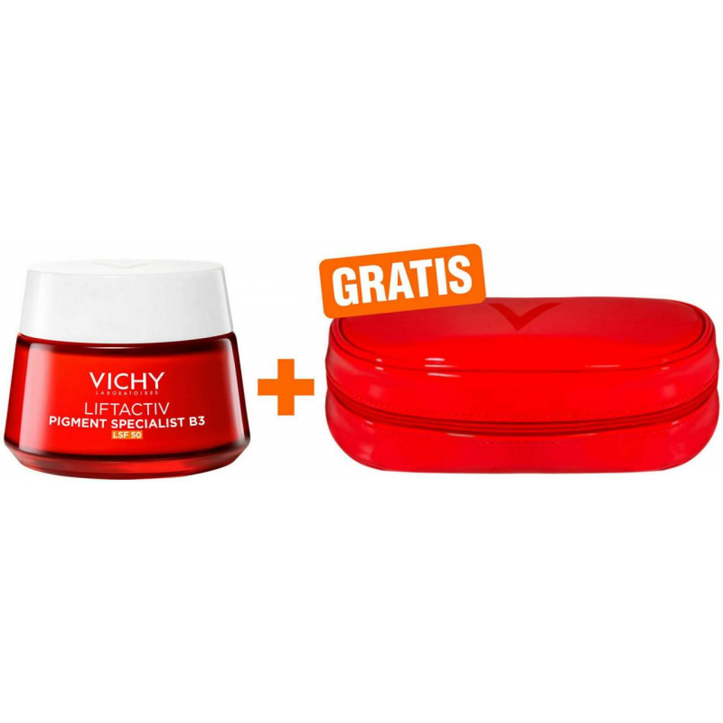 Vichy Liftactiv B3 Anti-Pigmentflecken LSF 50 Creme 50 ml + gratis Kosmetiktasche 1 Stück