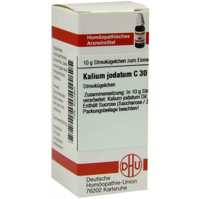 Dhu Kalium Jodatum C30 10 G Globuli