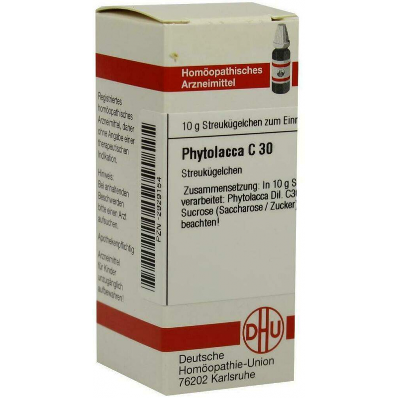 Dhu Phytolacca C30 10 G Globuli