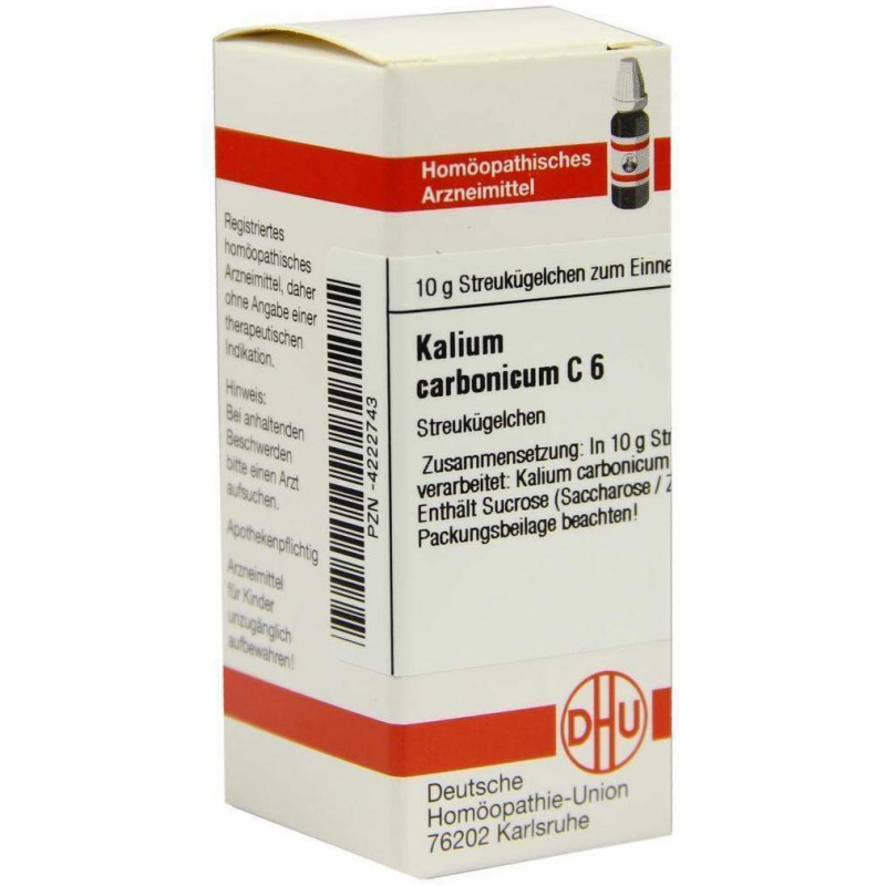 Dhu Kalium Carbonicum C6 Globuli