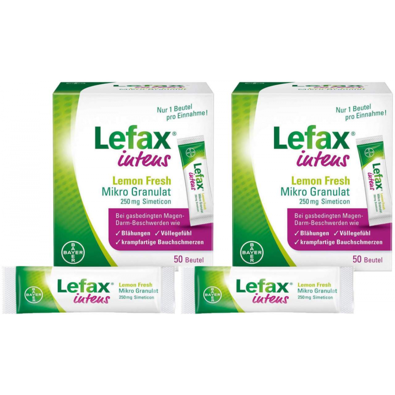 Lefax Intens Lemon Fresh 2 x 50 Beutel Mikro Granulat