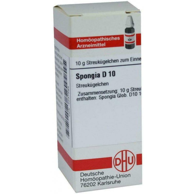 Dhu Spongia D10 10 G Globuli