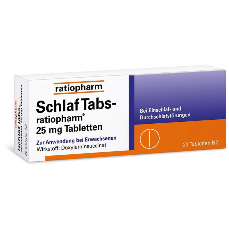 Schlaf Tabs-ratiopharm 25 mg Tabletten