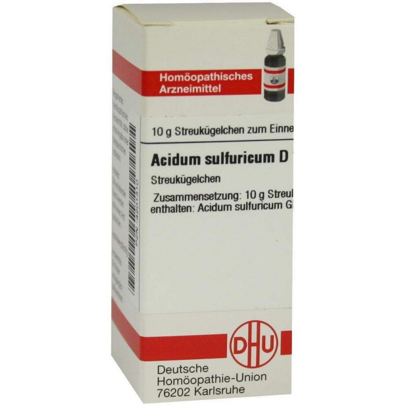 Dhu Acidum Sulfuricum D12 10 G Globuli