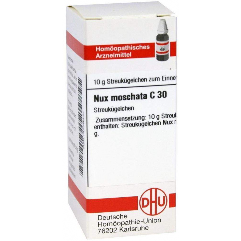 Dhu Nux Moschata C30 10 G Globuli