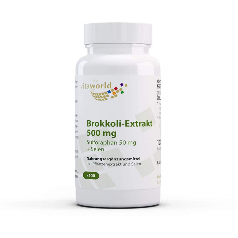 Brokkoli 500 mg Sulforaphan 50 mg + Selen 100 Tabletten