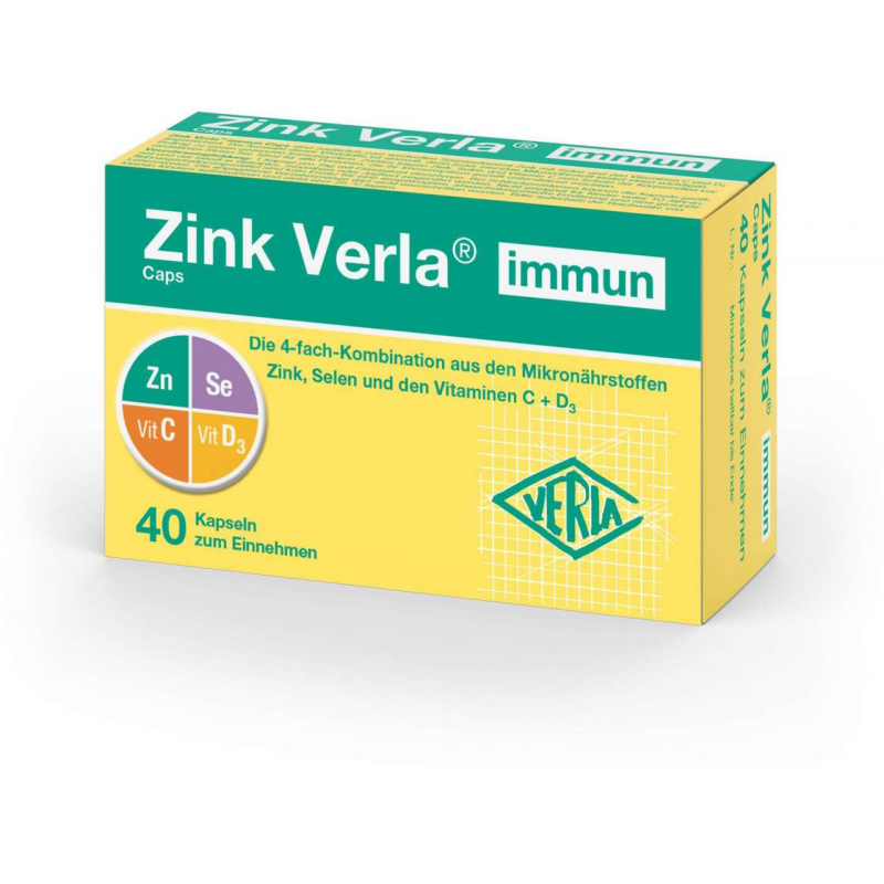 Zink Verla immun Caps 40 Kapseln