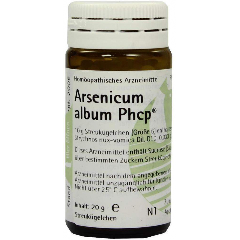 Arsenicum Album Phcp Globuli 20 G Globuli