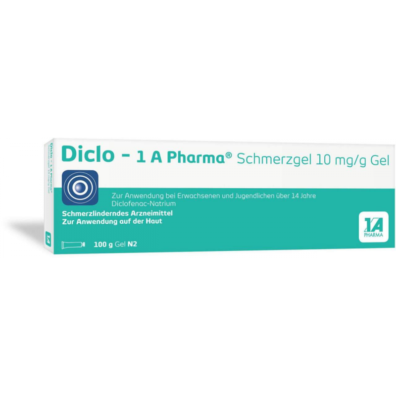 Diclo 1A Pharma Schmerzgel 10 mg je g 100 g Gel