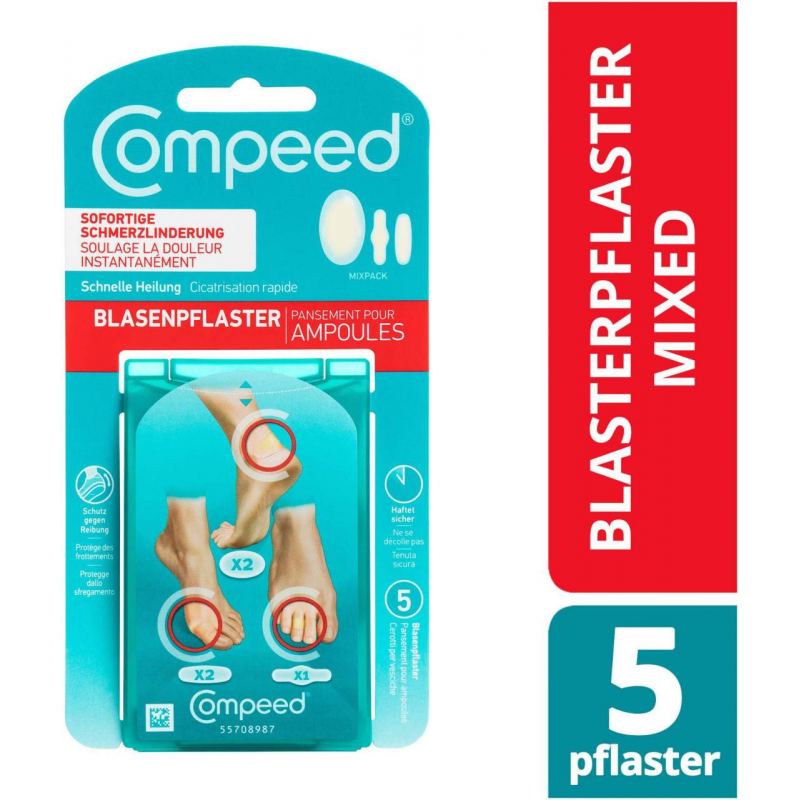 Compeed Blasenpflaster Mixpack 5 Pflaster