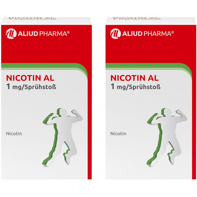 Nicotin AL 1 mg pro Sprühstoß Spray 2 x 2 Stück