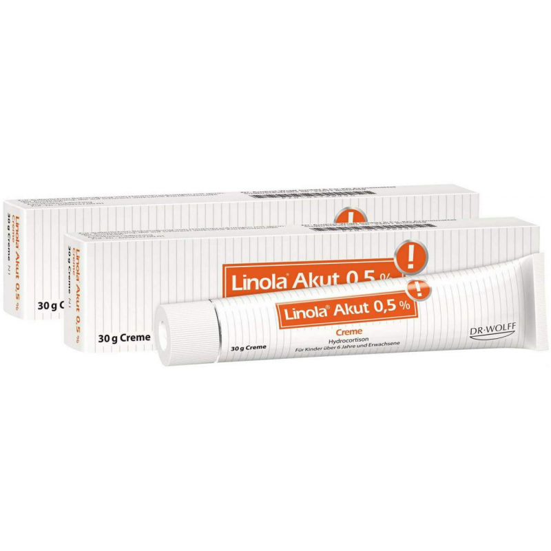 Linola akut 0,5% 2 x 30 g Creme