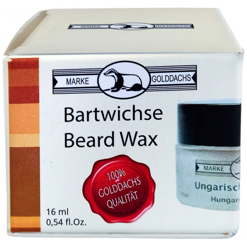 Bartwichse Ung.In der Glasdose Golddachs 16ml