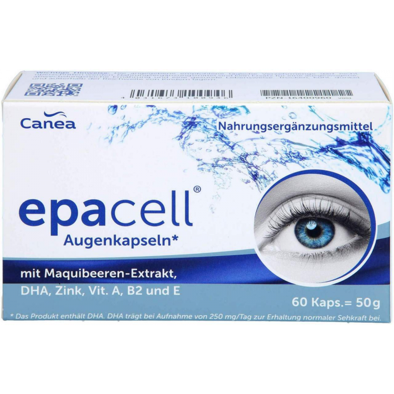 Epacell Augenkapseln Mit Maquibeere Dha+epa 60 Stück