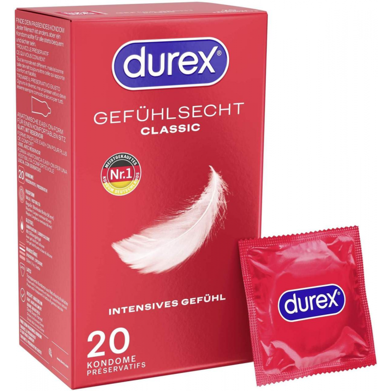 Durex Gefühlsecht classic 20 Kondome
