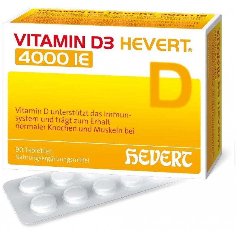 Vitamin D3 Hevert 4.000 I.E. 90 Tabletten