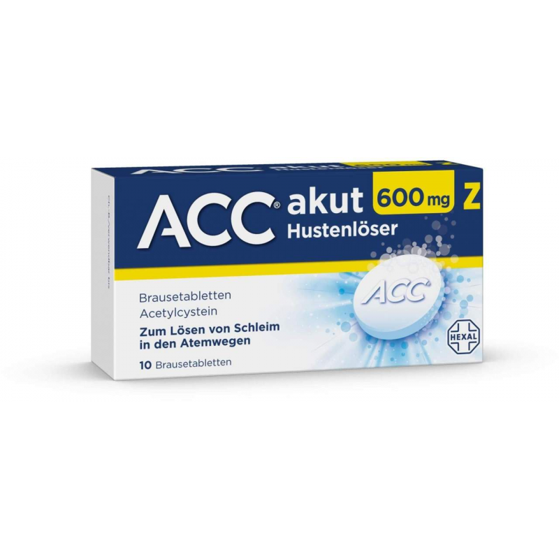 ACC Akut 600 mg Z Hustenlöser 10 Brausetabletten