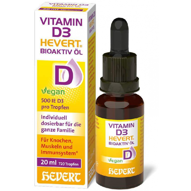 Vitamin D3 Hevert Bioaktiv Öl 20 ml