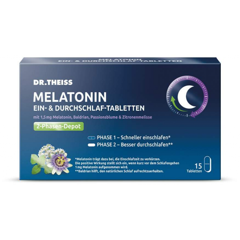 Dr.Theiss Melatonin Ein- & Durchschlaf Tabletten 60 Stück