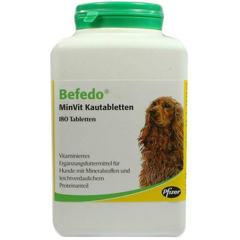 Befedo Minvit Kautabletten Für Hunde 180 Kautabletten