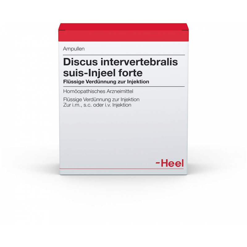 Discus Intervertebralis Suis Injeel Forte 1,1 ml 10 Ampullen