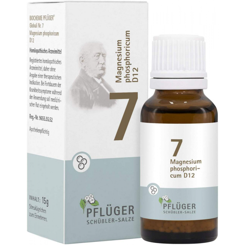 Biochemie Pflüger Nr. 7 Magnesium Phosphoricum D12 15 G Globuli