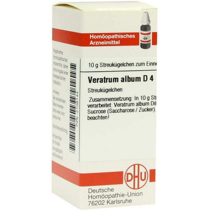 Dhu Veratrum Album D4 10 G Globuli