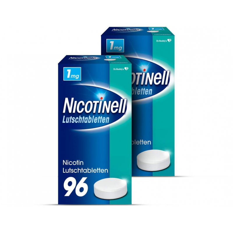 Sparset Nicotinell Lutschtabletten 1 mg Mint 2 x 96 Stück