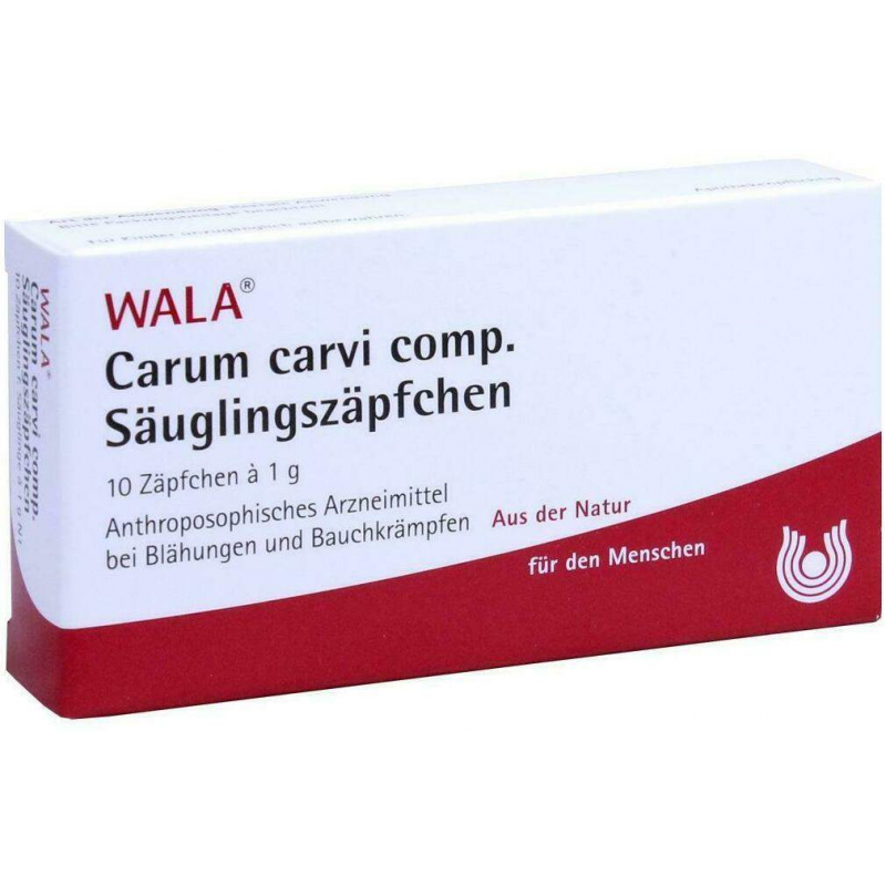 Wala Carum carvi comp. 10 x 1 g Säuglingszäpfchen