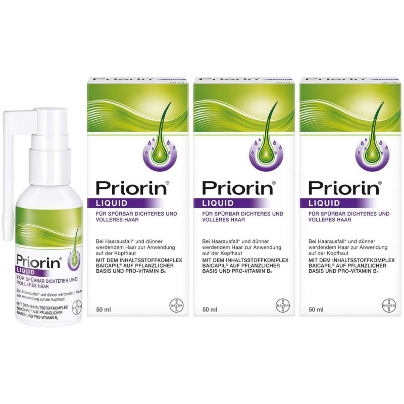 Priorin Liquid Pumplösung 3 x 50 ml