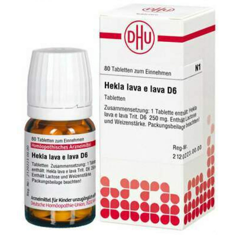 DHU Hekla lava e lava D6 80 Tabletten