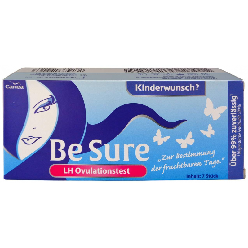 Be Sure Ovulationstest bei Kinderwunsch 7 Stück