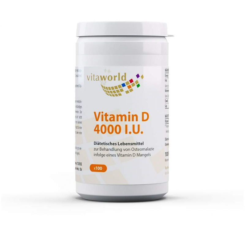 Vitamin D 3 4000 I.E. 100 Kapseln