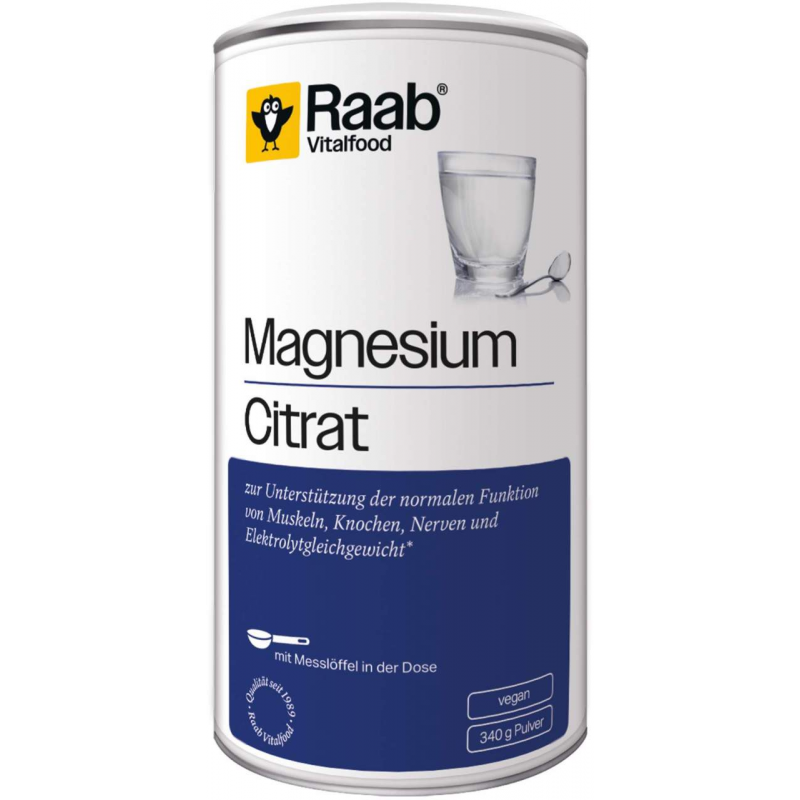 Raab Vitalfood Magnesiumcitrat Pulver 340 g