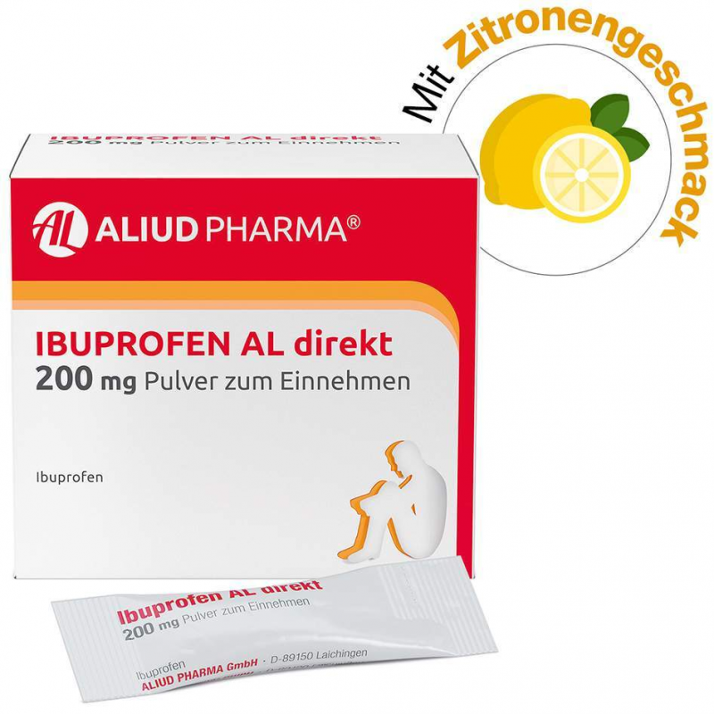 Ibuprofen Al Direkt 200 mg Pulver zum Einnehmen 20 Beutel