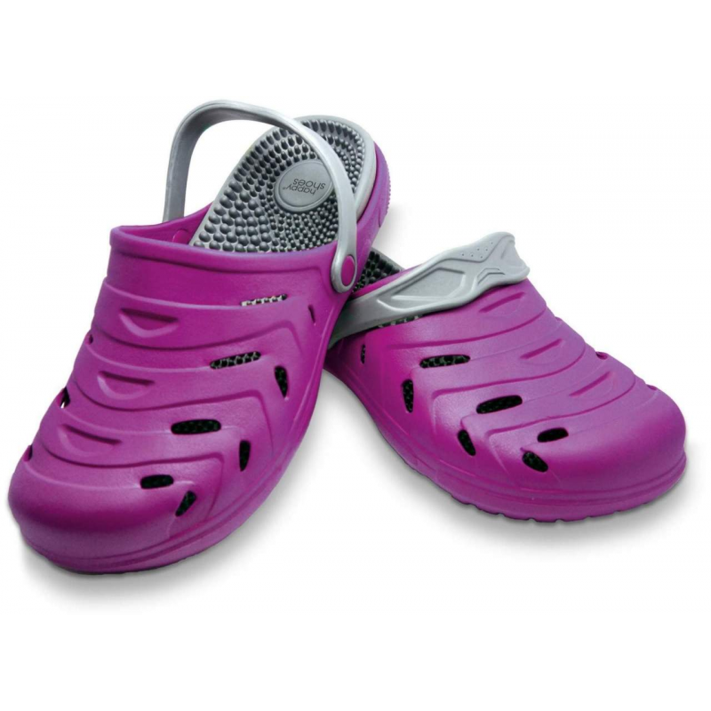 Happy Clogs Gr. 37 Beere Massage Wohlfühlschuhe