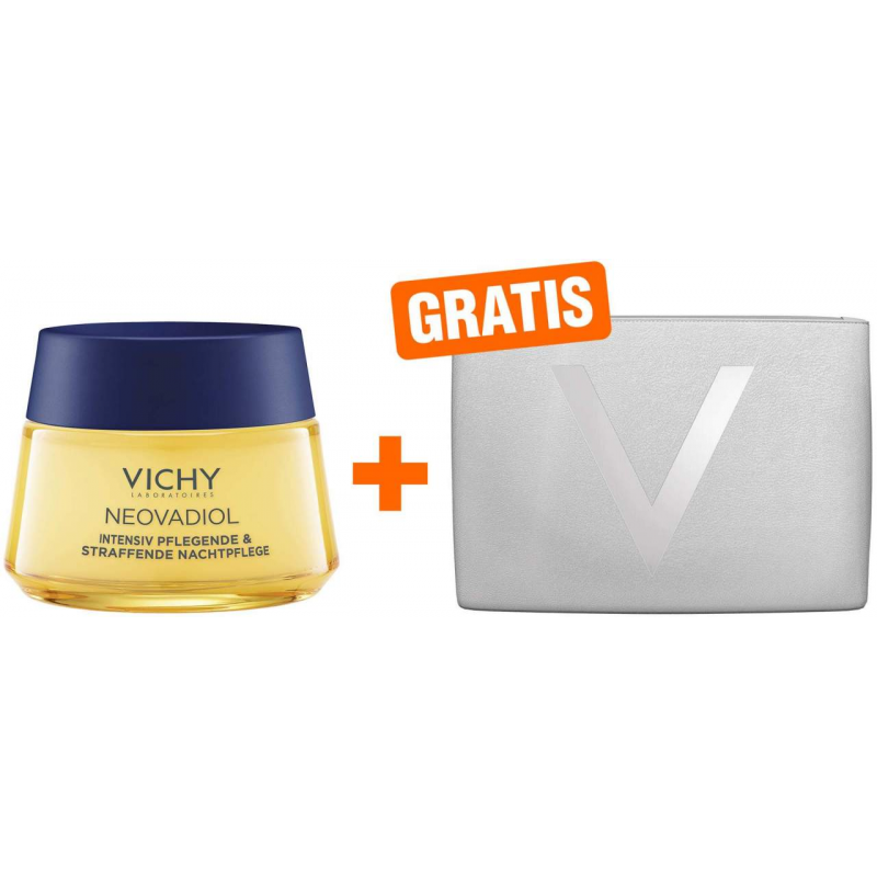 Vichy Neovadiol Nachtpflege nach den Wechseljahren 50 ml Creme + gratis Kosmetiktasche