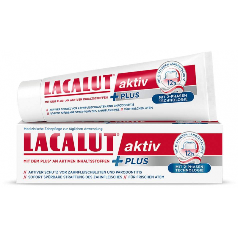 Lacalut aktiv Plus Zahncreme 75 ml