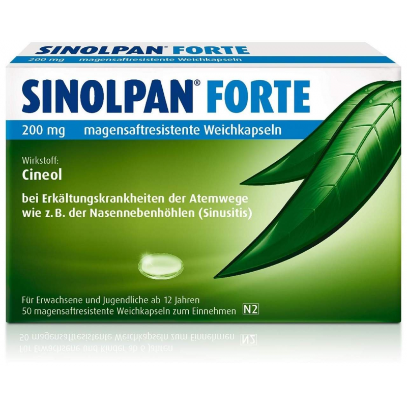Sinolpan forte 200 mg 50 magensaftresistente Weichkapseln