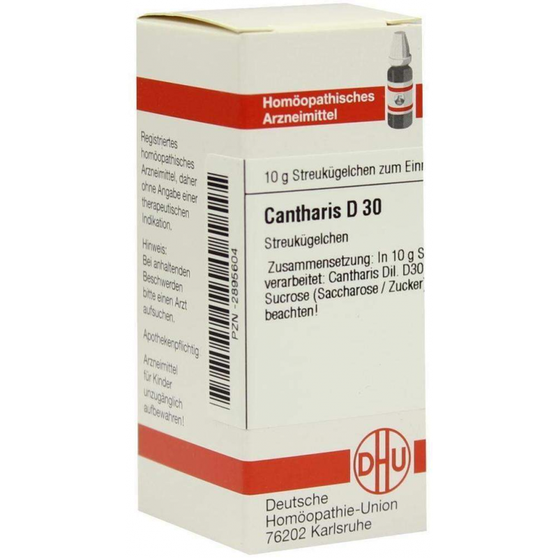 Dhu Cantharis D30 10 G Globuli