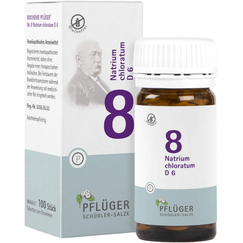 Biochemie Pflüger 8 Natrium Chloratum D6 100 Tabletten