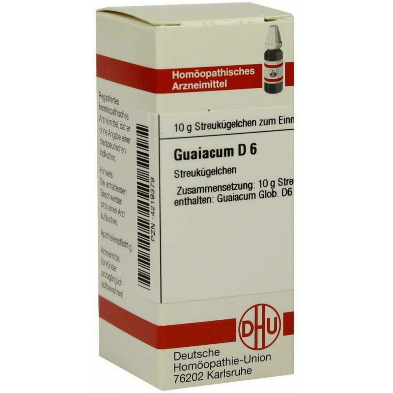 Dhu Guaiacum D6 Globuli