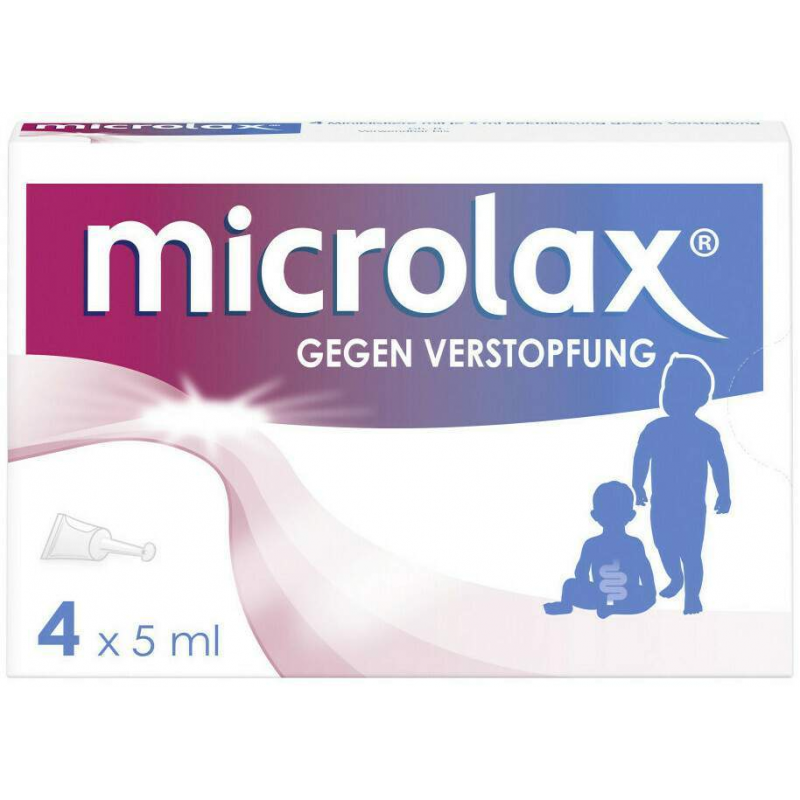 Microlax Rektallösung Klistiere mit kurzem Tubenhals 4 Stück