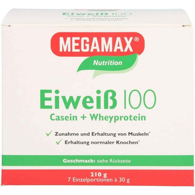 Eiweiss 100 Erdbeer Megamax 7 X 30 G Pulver