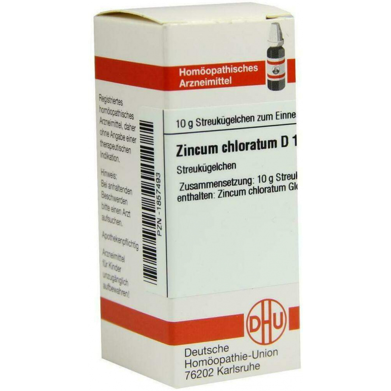 Zincum Chloratum D12 Dhu 10 G Globuli
