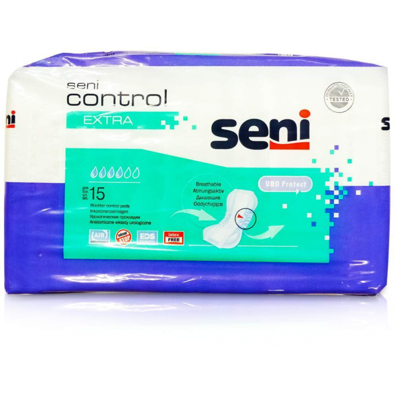 Seni Control Einlagen Extra 15 Stück