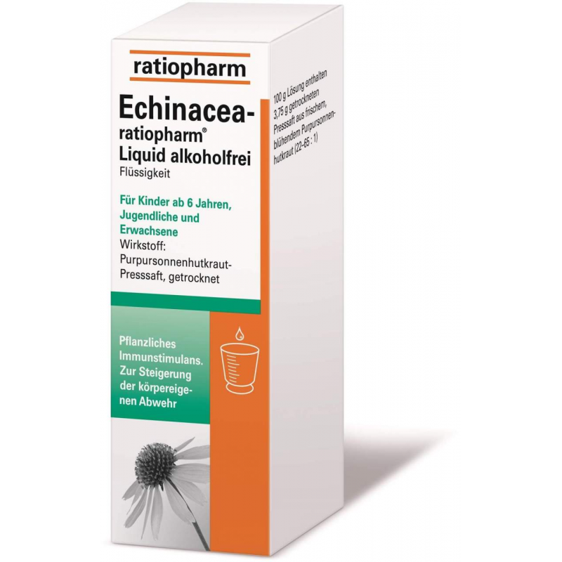 Echinacea Ratiopharm Liquid Alkoholfrei 100 ml