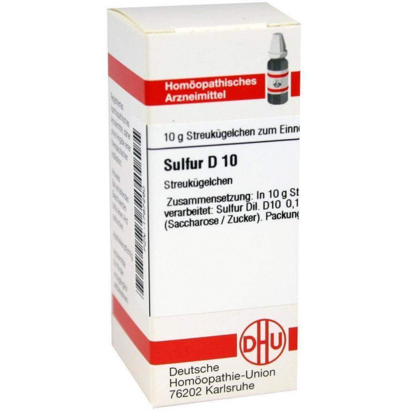 Dhu Sulfur D10 10 G Globuli